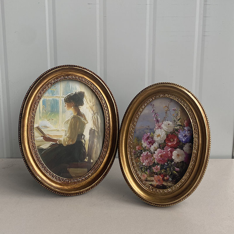 Resin Art For Photo Frame - Bingkai Foto Resin Relief Emas Vintage