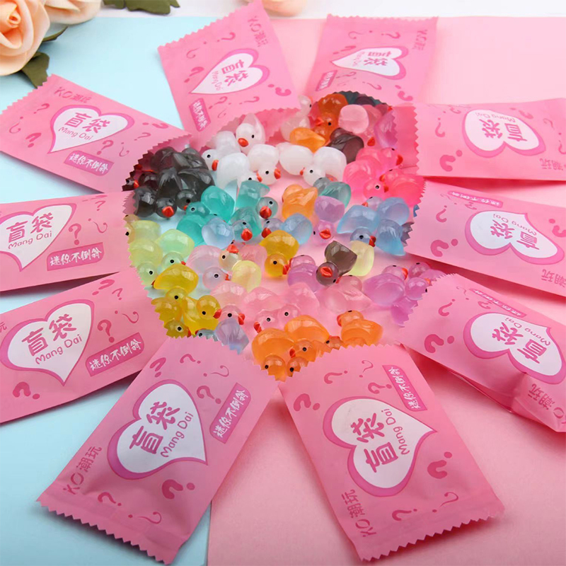 Resin Art Furniture - 5 buah mainan bebek kecil Resin