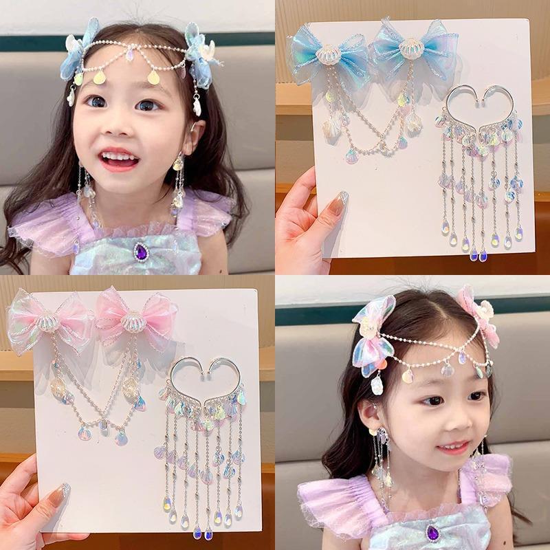 Resin Art For Kids - Set Jepit Rambut Putri Hipoalergenik Rantai