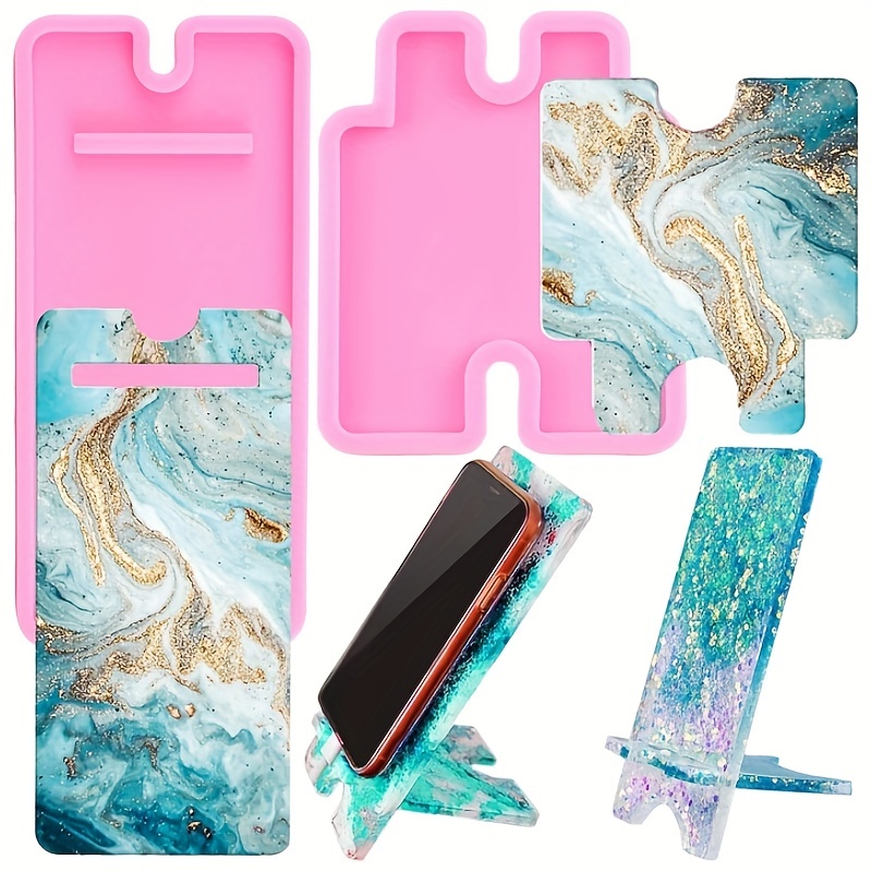 Resin Art Tools - 1 set cetakan silikon untuk dudukan