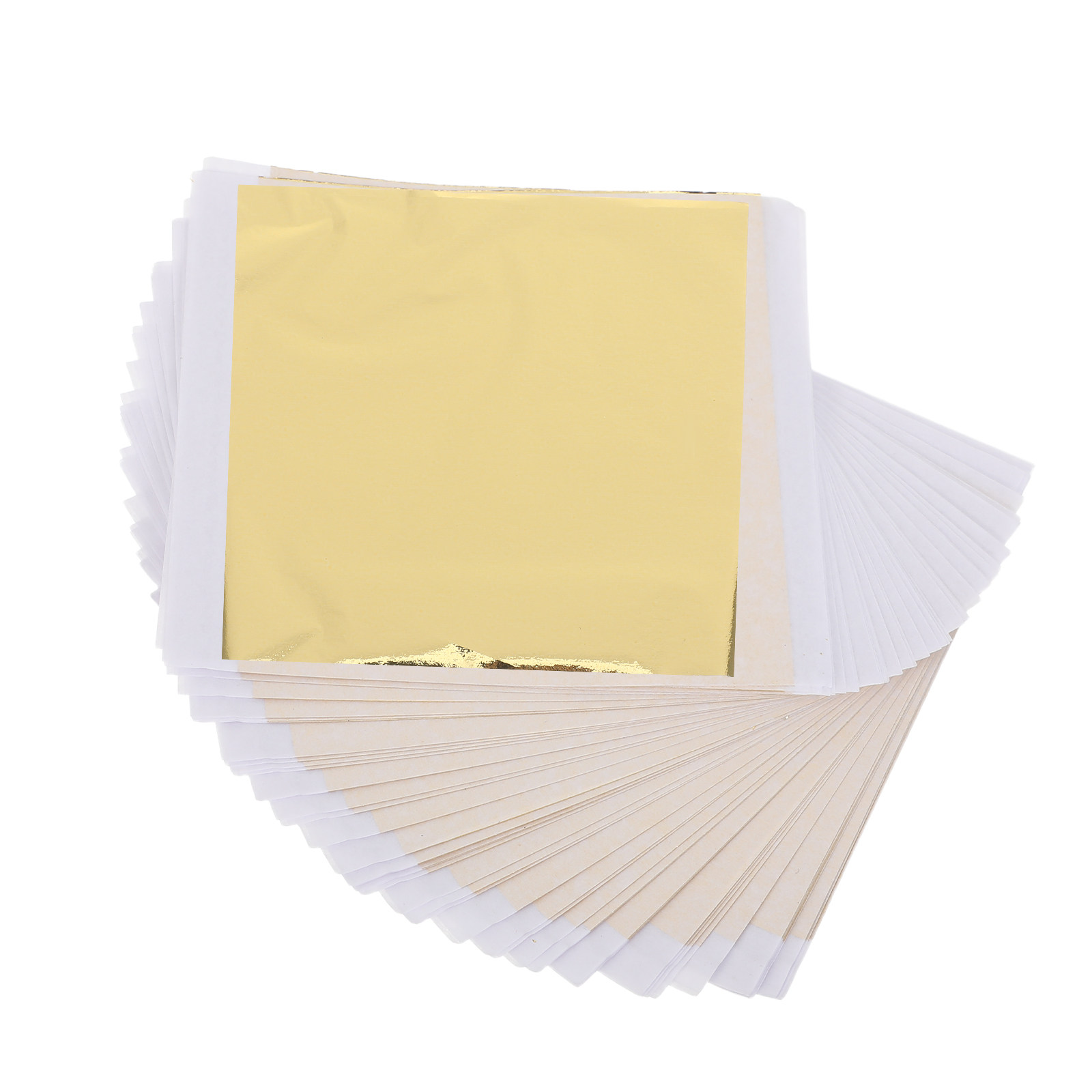 Gold Leaf Foil - 50Pcs Kertas Foil Daun Emas Imitasi