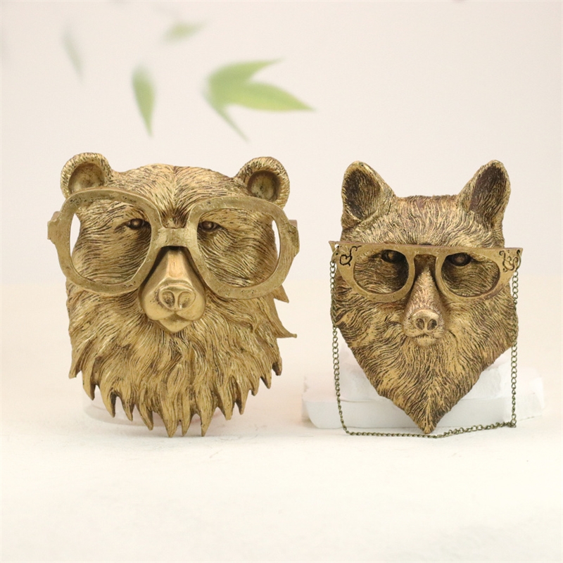 Resin Art For Anniversary Gift - Hiasan Dinding Hewan Resin Tembaga Vintage,