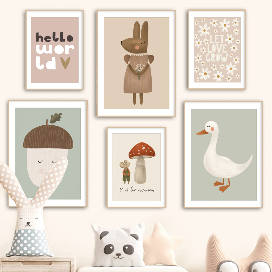 Resin Art For Kids - Poster Retro Nordik dan Gambar Dinding