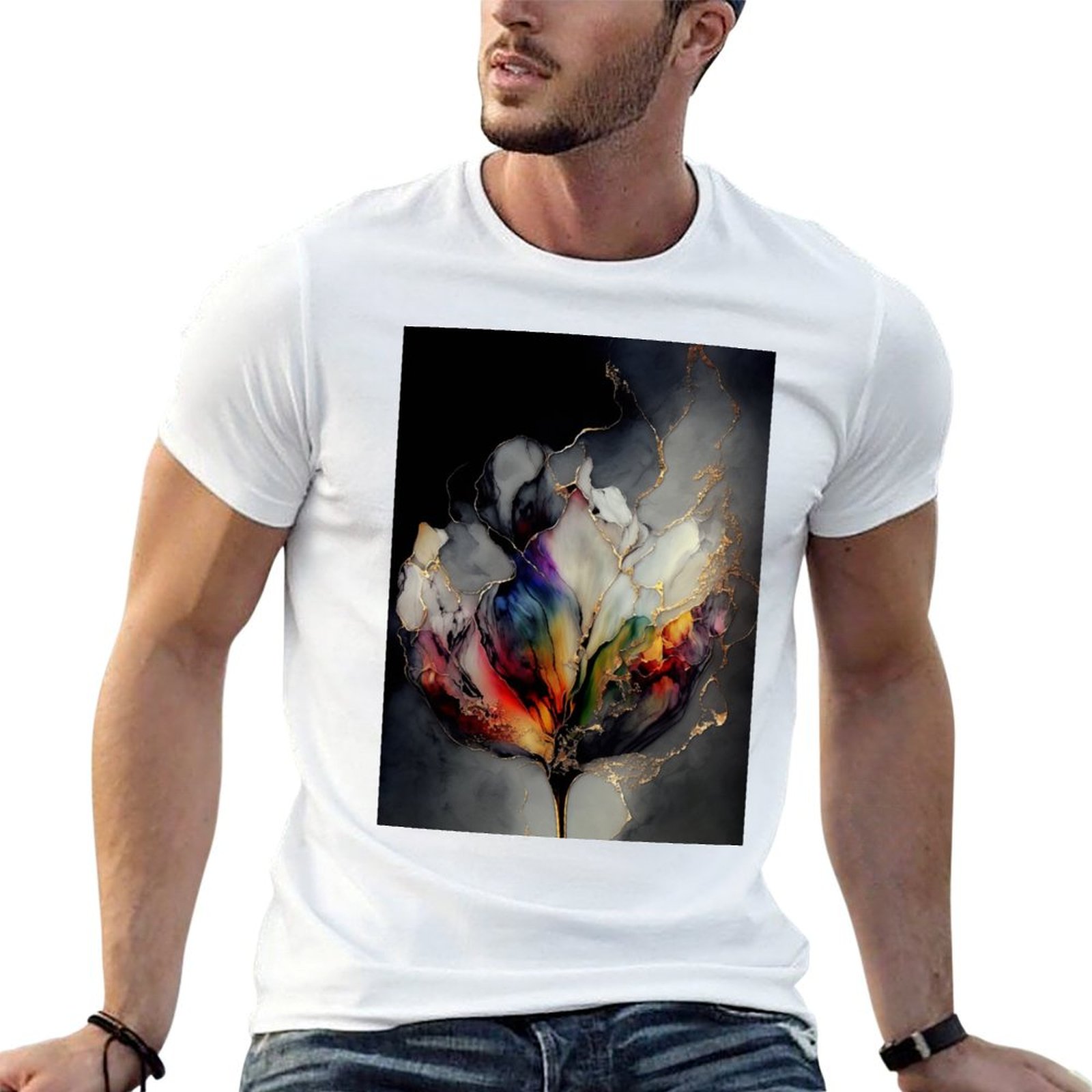 Resin Art Alcohol Ink - Tulip Symphony - Kaos Seni Resin