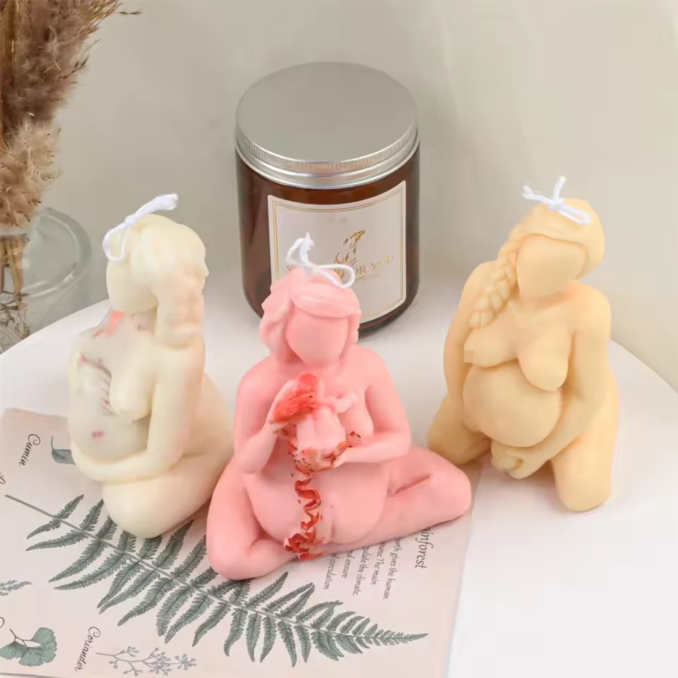 Resin Art Furniture - Cetakan Lilin Silikon 3D Ibu dan