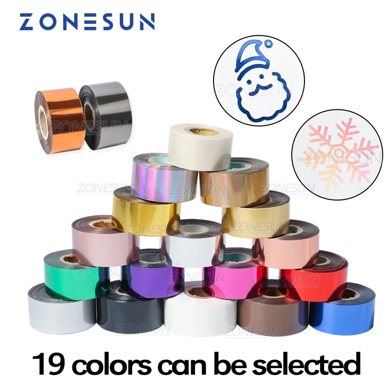 Resin Art Logo - ZONESUN Hot Stamping Foil 3cm Hot