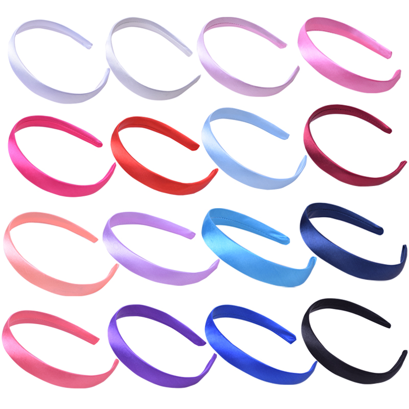Resin Art For Kids - 5 buah/Lot 2CM warna Solid Satin