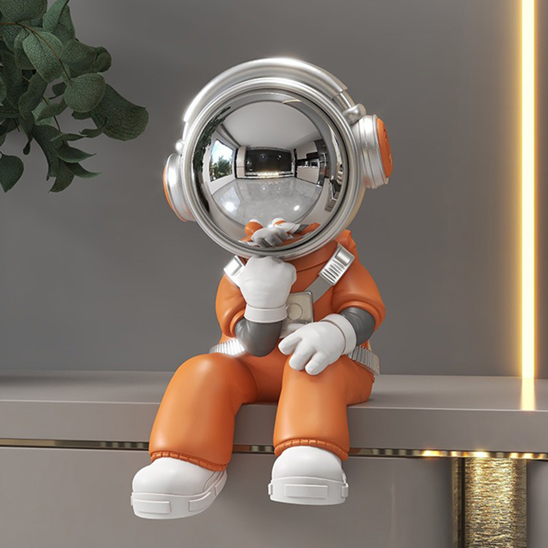 Resin Art Aesthetic - Miniatur astronot ornamen ruang tamu estetika