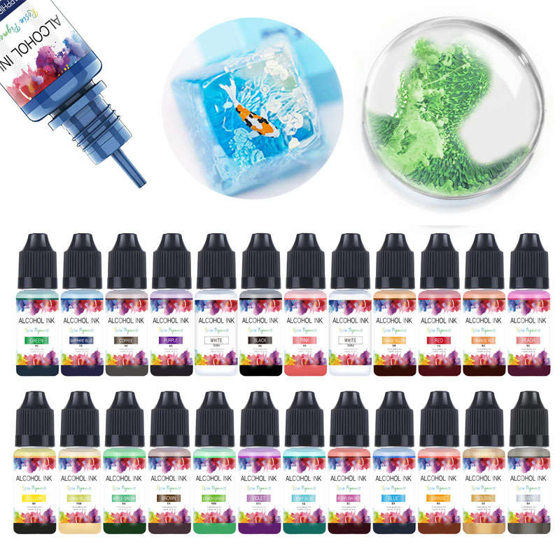 Resin Art Alcohol Ink - 10ml tinta seni alkohol Resin pigmen