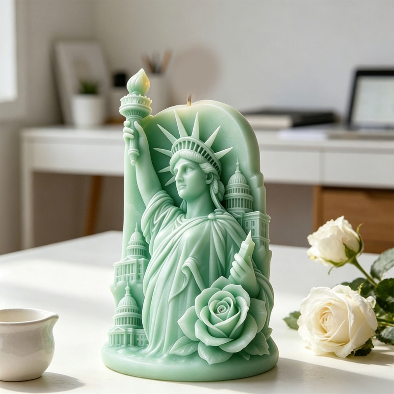 Resin Art For Anniversary Gift - F68D 3D Patung Embossing Cetakan Lilin