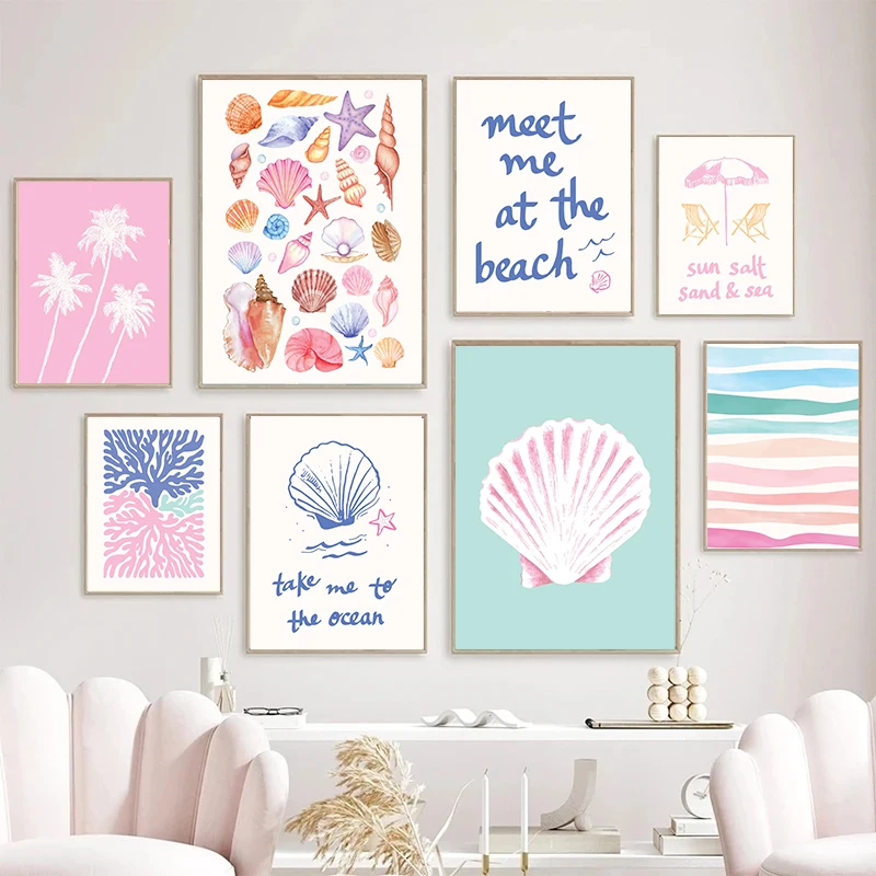 Resin Art Wall Decor - Seni Dinding Galeri Pantai, Seni Laut