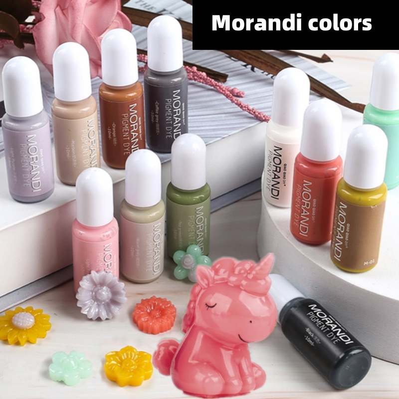 Resin Art Alcohol Ink - Pigmen Warna Opaque Morandi 24 Warna