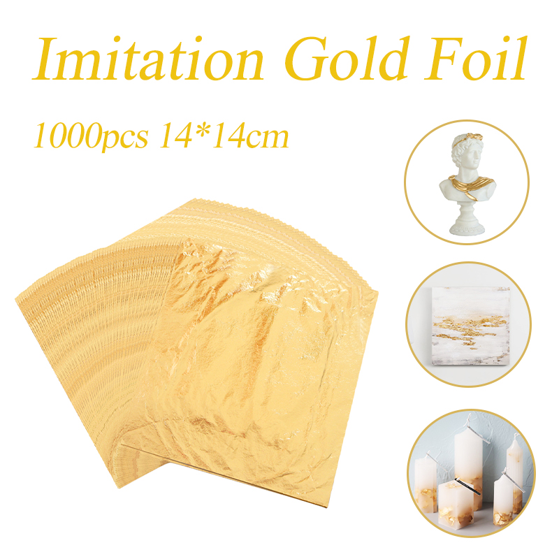 Gold Leaf Foil - Imitasi Daun Emas Foil Warna Lembaran