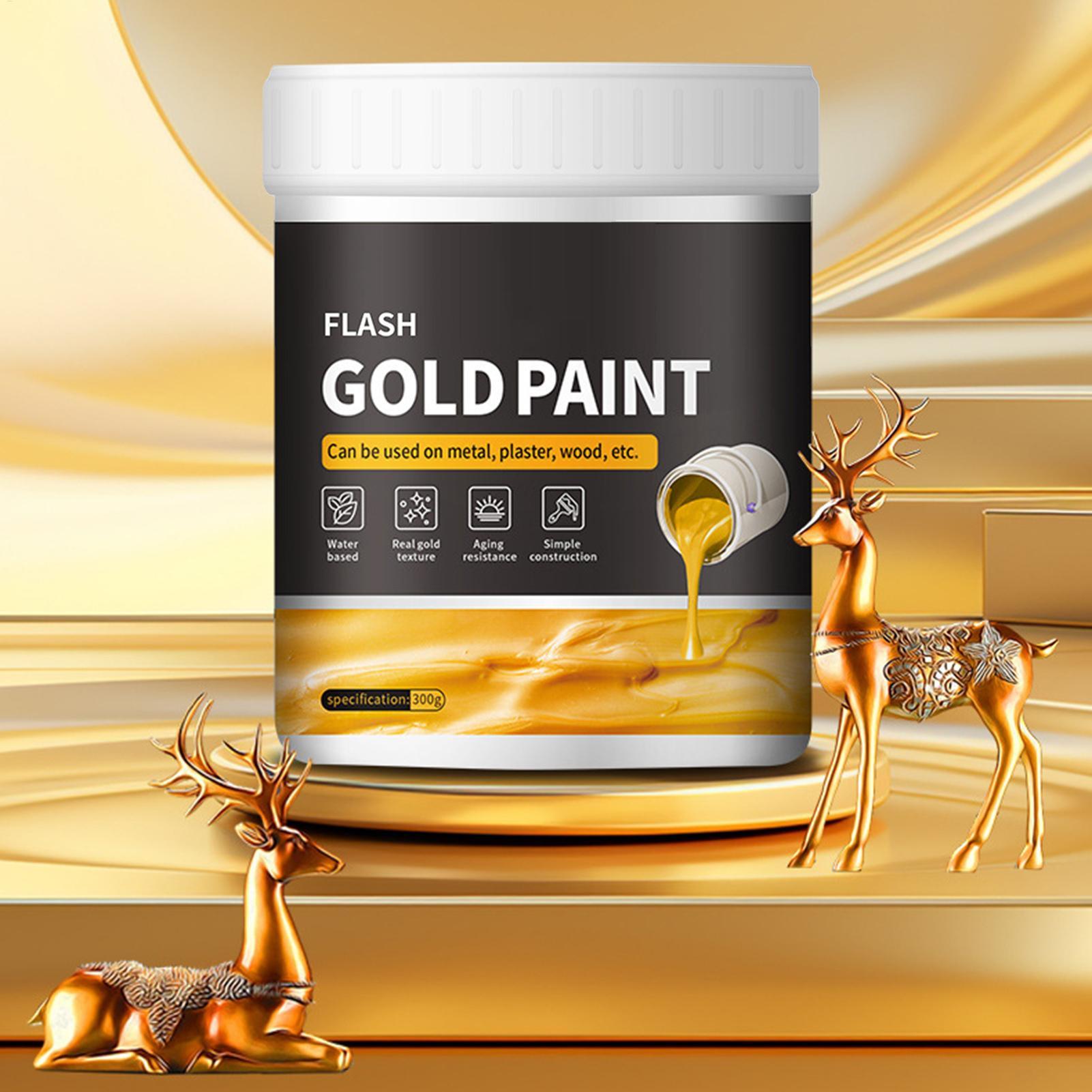 Gold Leaf Foil - 300g Cat Foil Emas Cair Tidak