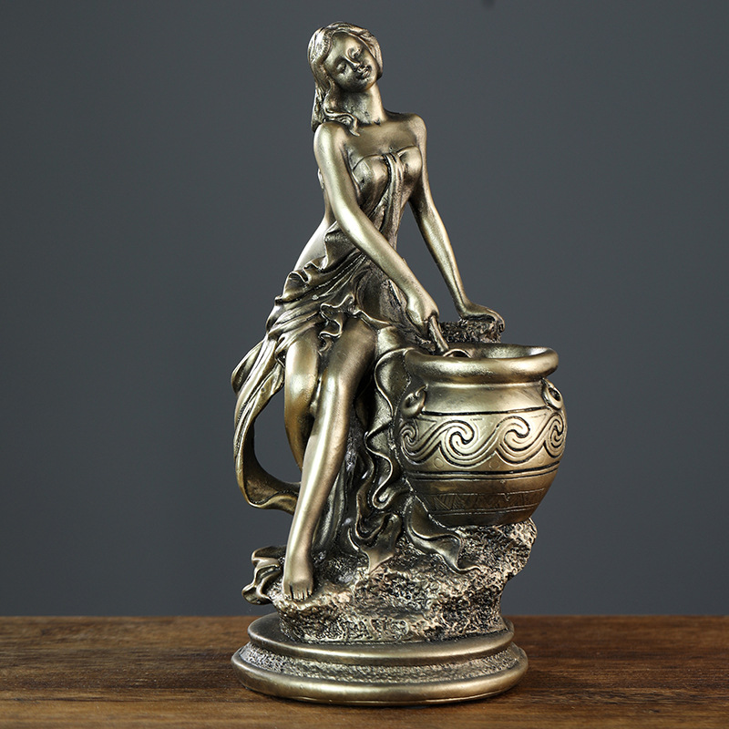 Resin Art For Anniversary Gift - Patung Dewi Yunani, Pahatan Klasik Aphrodite
