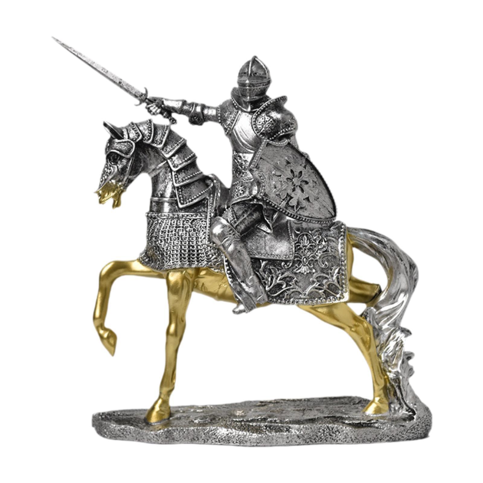 Patung Kuda Ksatria Ornamen Me - Resin Art Table Top ulasan dan harga