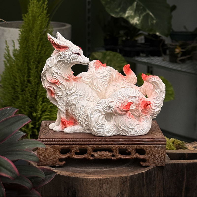 Ornamen Rubah Sembilan Ekor Pa - Resin Art For Anniversary Gift ulasan dan harga
