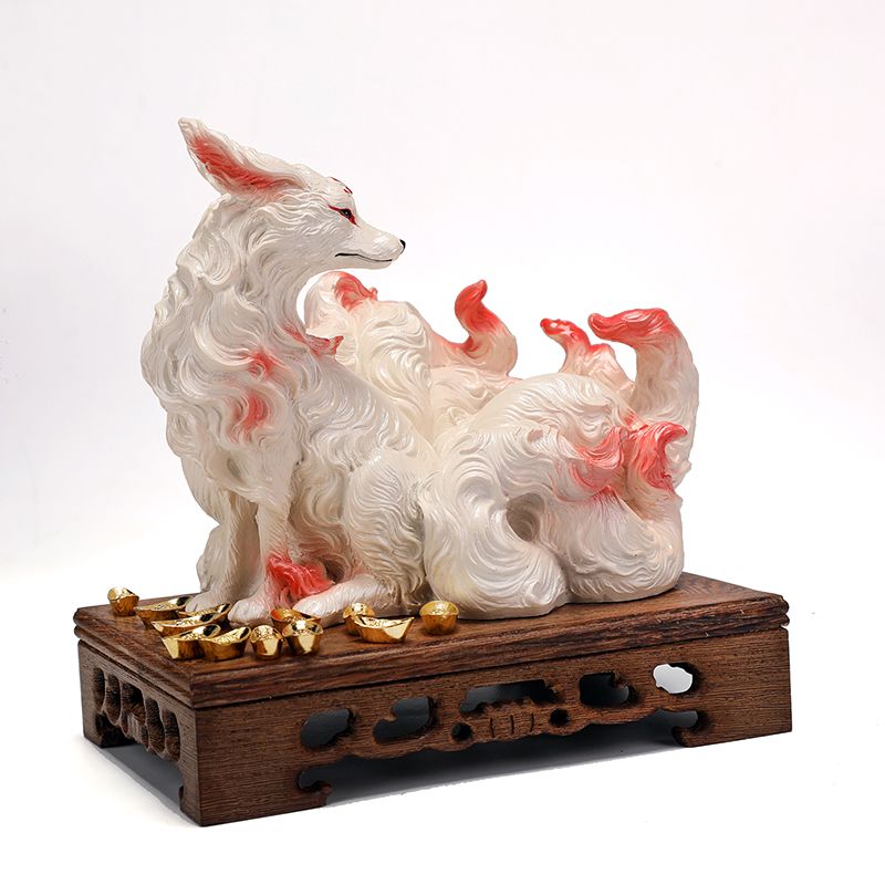 Ornamen Rubah Sembilan Ekor Pa - Resin Art For Anniversary Gift ulasan dan harga