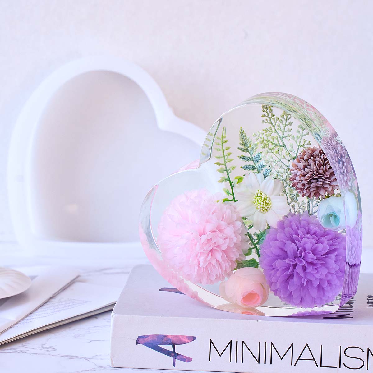 Cetakan Silikon Hati Besar DIY - Resin Art Tools ulasan dan harga