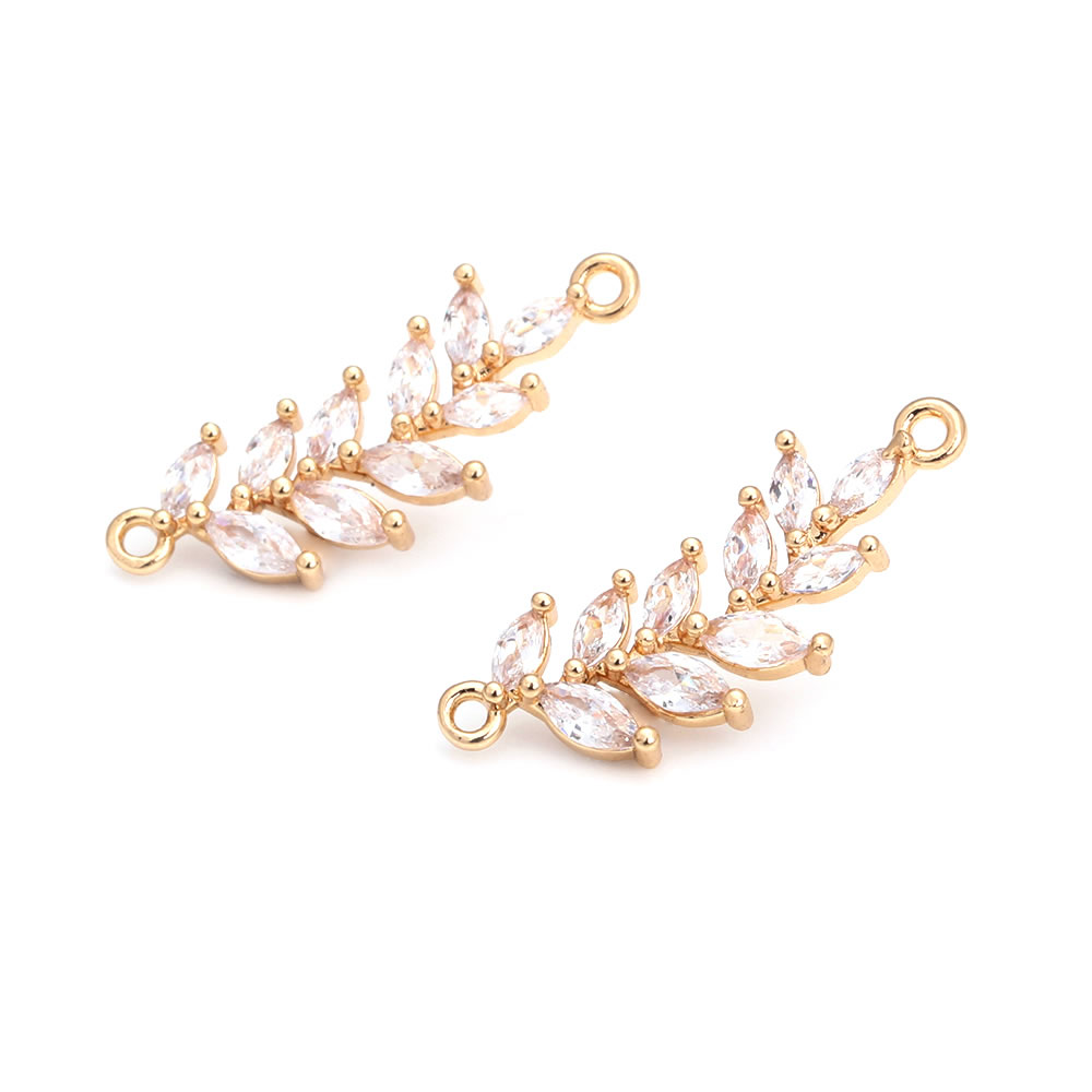 18K warna emas kuningan zirkon - Gold Leaf Foil ulasan dan harga