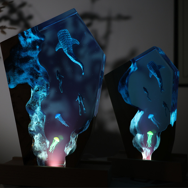 Ornamen Resin Gua Paus Penyela - Resin Art For Anniversary Gift ulasan dan harga