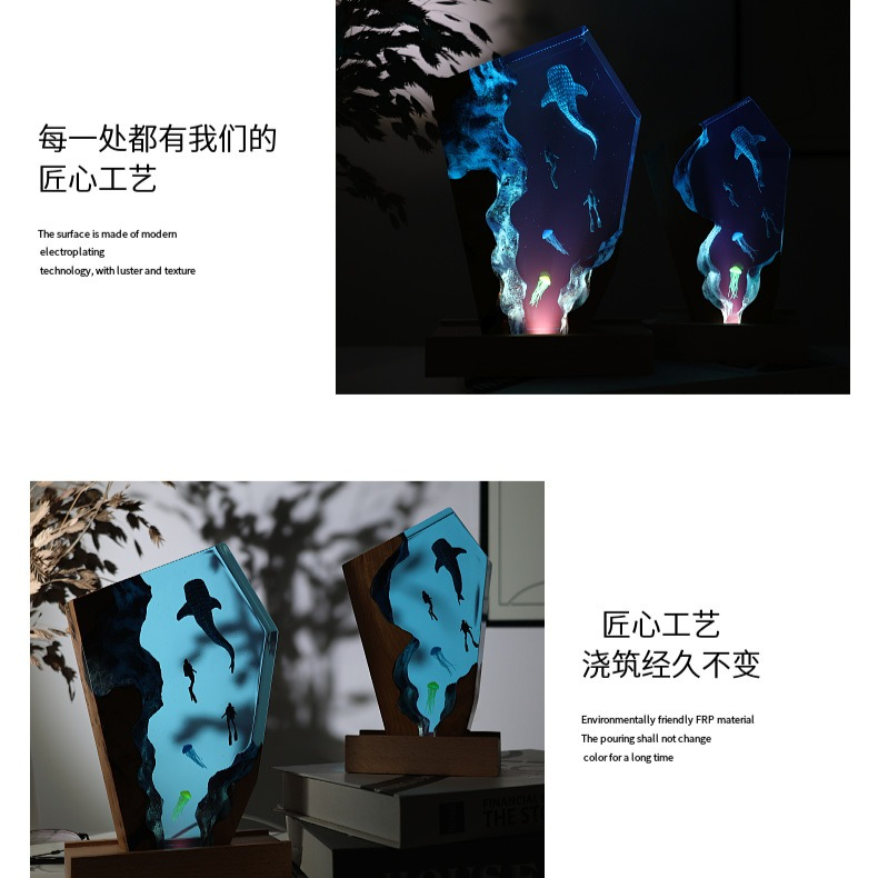 Ornamen Resin Gua Paus Penyela - Resin Art For Anniversary Gift ulasan dan harga