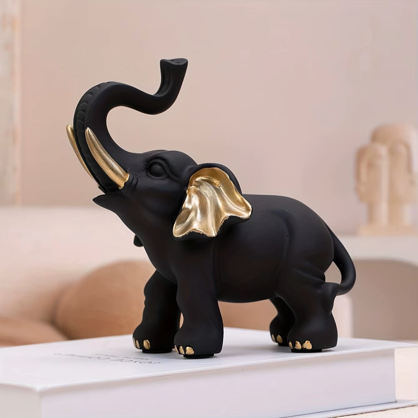 1 Buah Ornamen Patung Gajah Ke - Resin Art Decoration Items ulasan dan harga