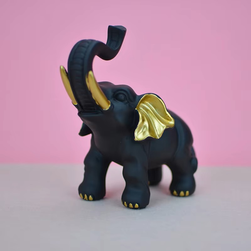 1 Buah Ornamen Patung Gajah Ke - Resin Art Decoration Items ulasan dan harga