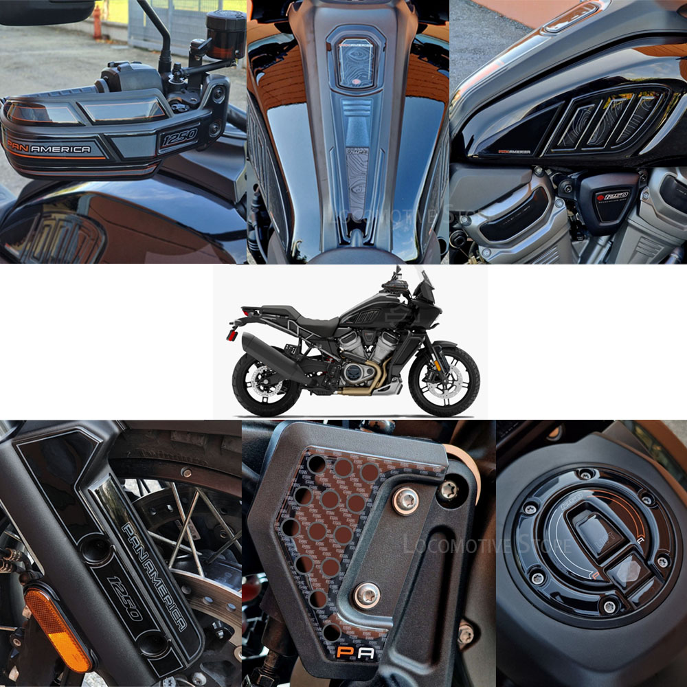 Untuk Harley Pan America 1250  - Resin Art Sticker ulasan dan harga