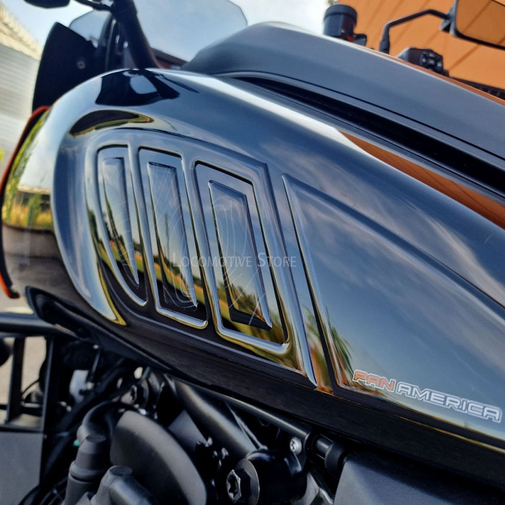 Untuk Harley Pan America 1250  - Resin Art Sticker ulasan dan harga