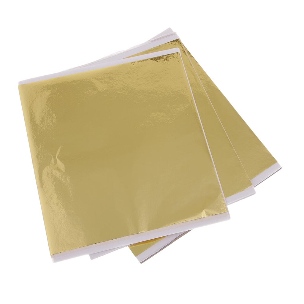 100 lembar kertas emas berukur - Gold Leaf Foil ulasan dan harga