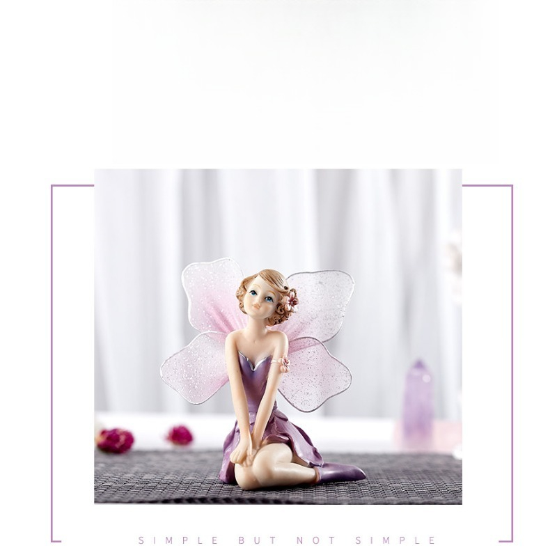 Patung Peri Bunga Miniatur, Ga - Resin Art Decoration Items ulasan dan harga