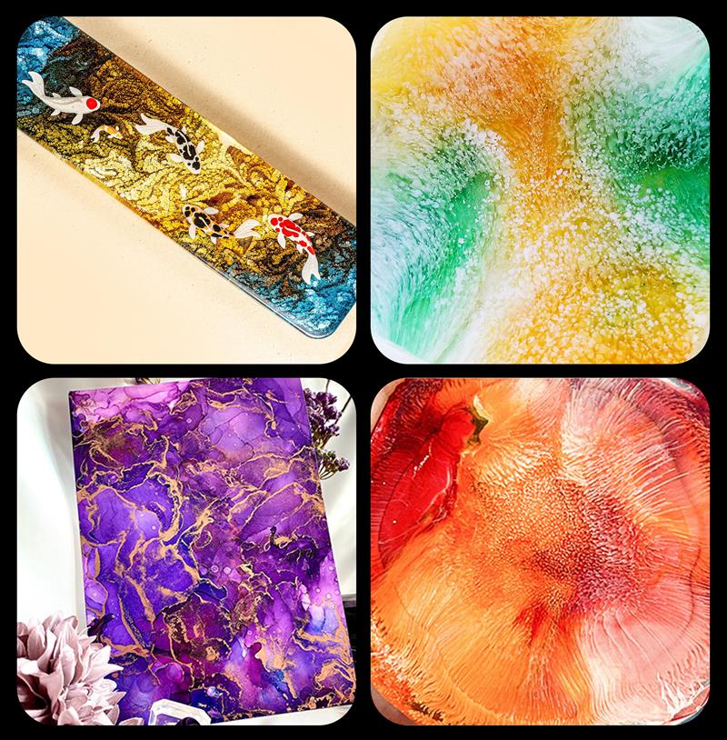 1 Set Kit pigmen Resin epoksi  - Resin Art Alcohol Ink ulasan dan harga