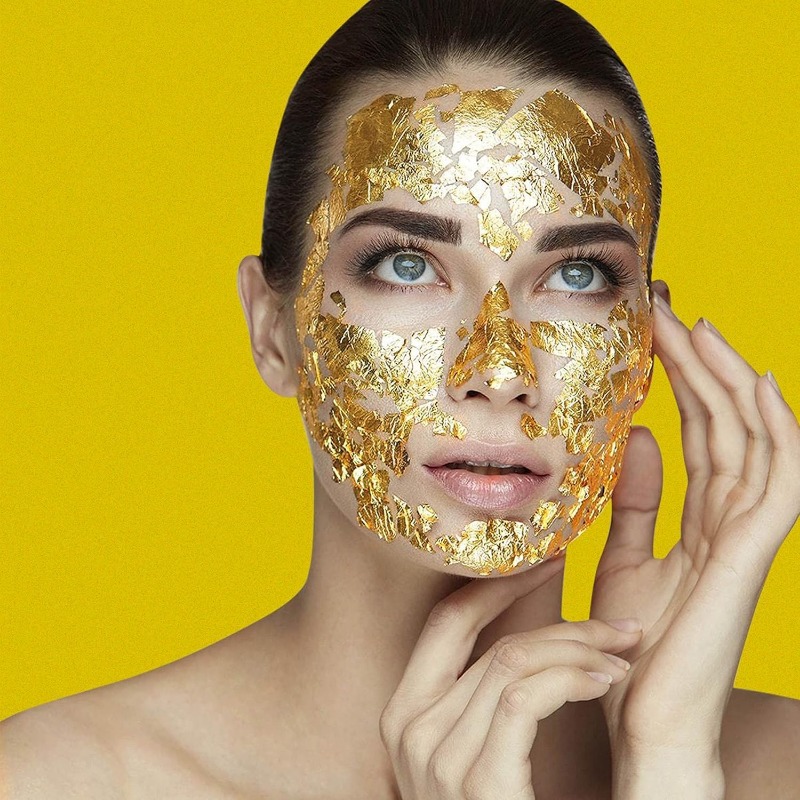Lembaran Emas Asli 24K dalam 3 - Gold Leaf Foil ulasan dan harga