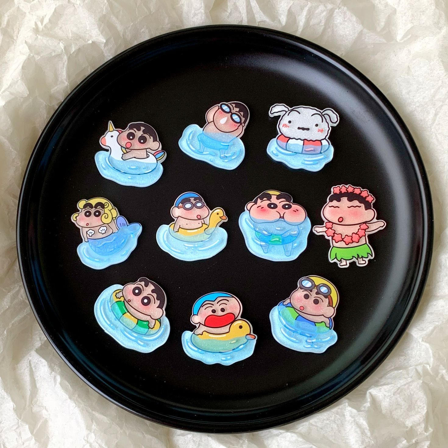 Aksesoris resin Crayon Shin-ch - Resin Art Sticker ulasan dan harga