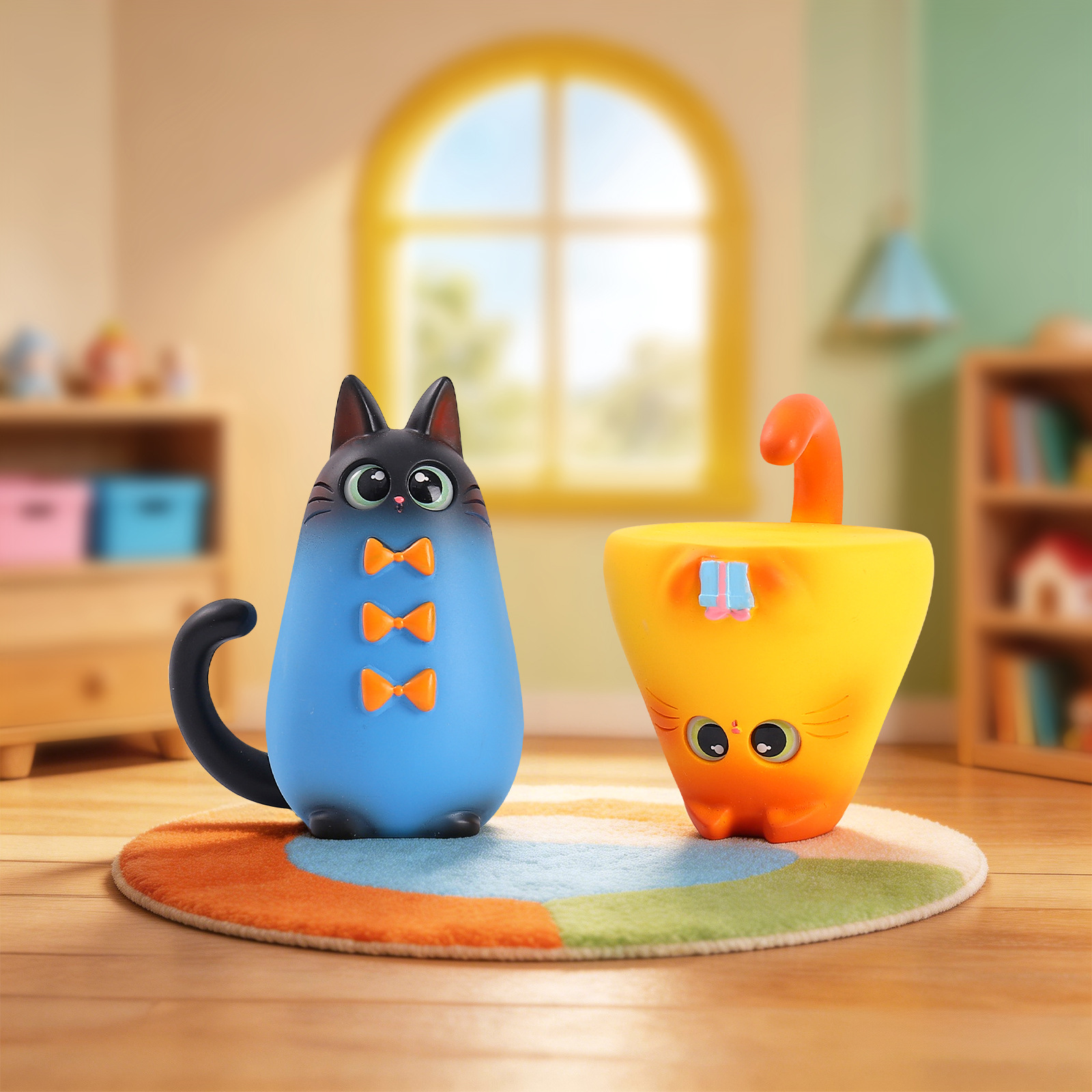 Figur Kucing Blind Box Resin K - Resin Art Decoration Items ulasan dan harga