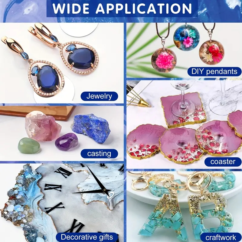 Kristal bening Epoxy Resin Kit - Resin Art Table Top ulasan dan harga