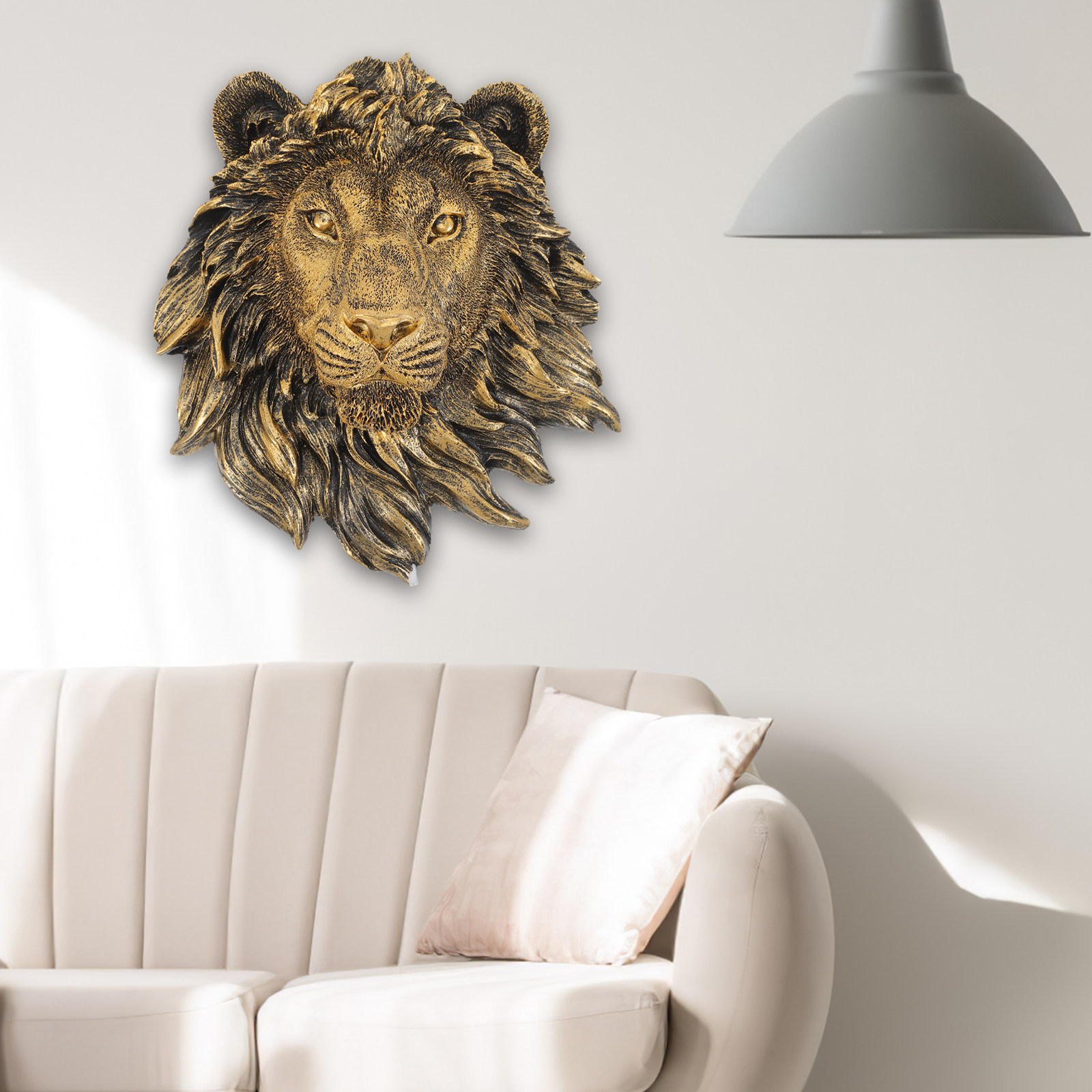 Dekorasi Dinding Singa Imitasi - Resin Art Sticker ulasan dan harga