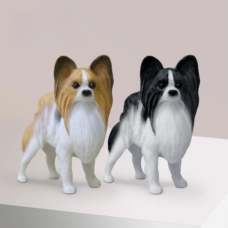 Model Anjing Telinga Kupu-kupu - Resin Art Decoration Items ulasan dan harga
