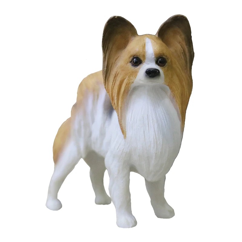 Model Anjing Telinga Kupu-kupu - Resin Art Decoration Items ulasan dan harga