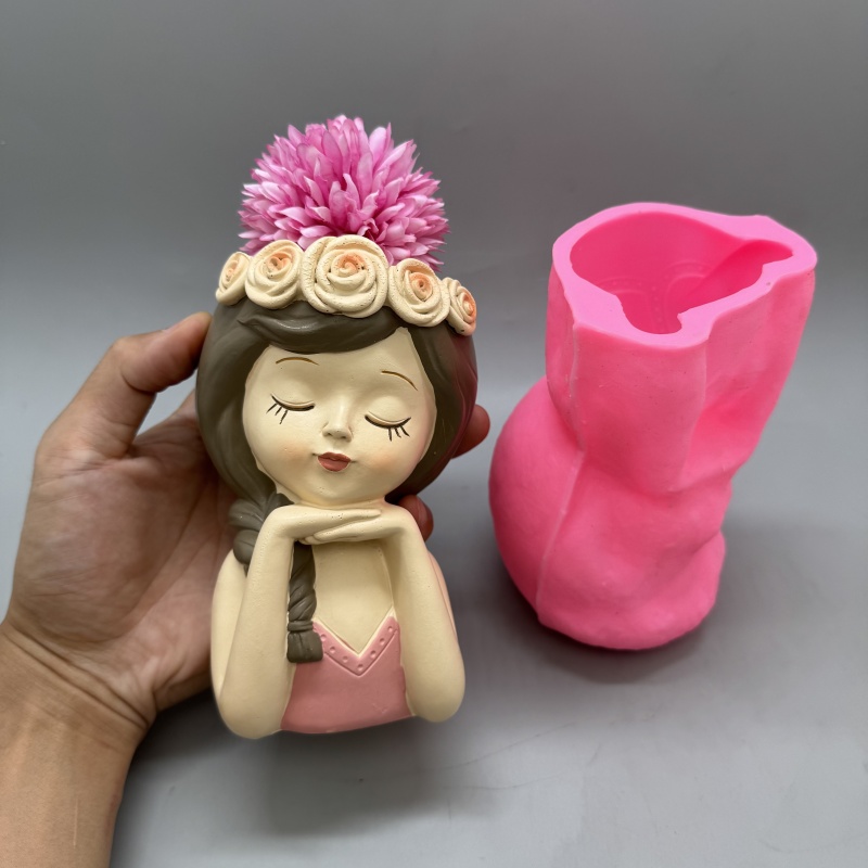 Cetakan silikon pot bunga gadi - Resin Art Furniture ulasan dan harga