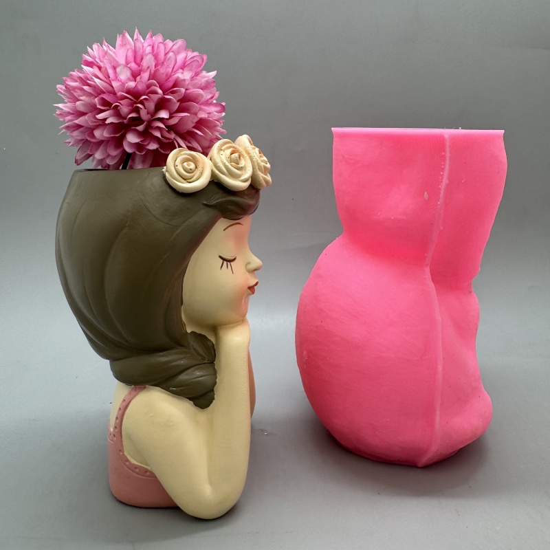 Cetakan silikon pot bunga gadi - Resin Art Furniture ulasan dan harga