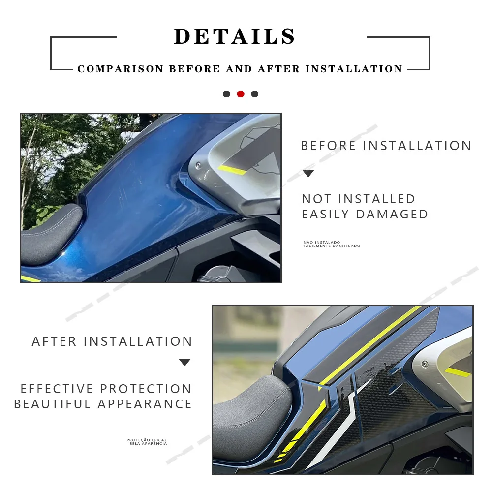 Untuk CF Moto 800MT 800 MT 3D  - Resin Art Sticker ulasan dan harga