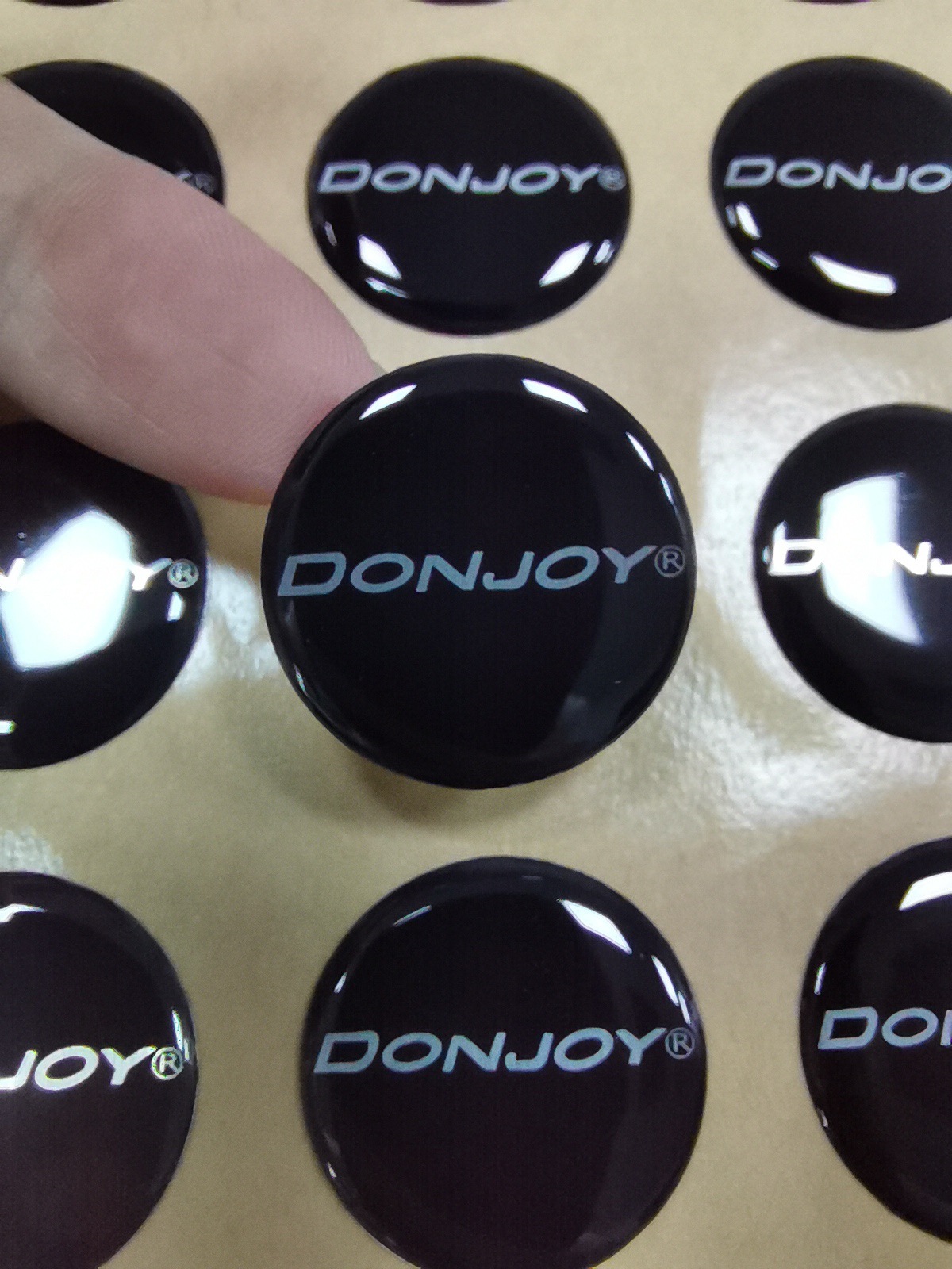 Stiker Resin Epoksi Kubah Kust - Resin Art Logo ulasan dan harga