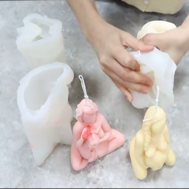 Cetakan Lilin Silikon 3D Ibu d - Resin Art Furniture ulasan dan harga