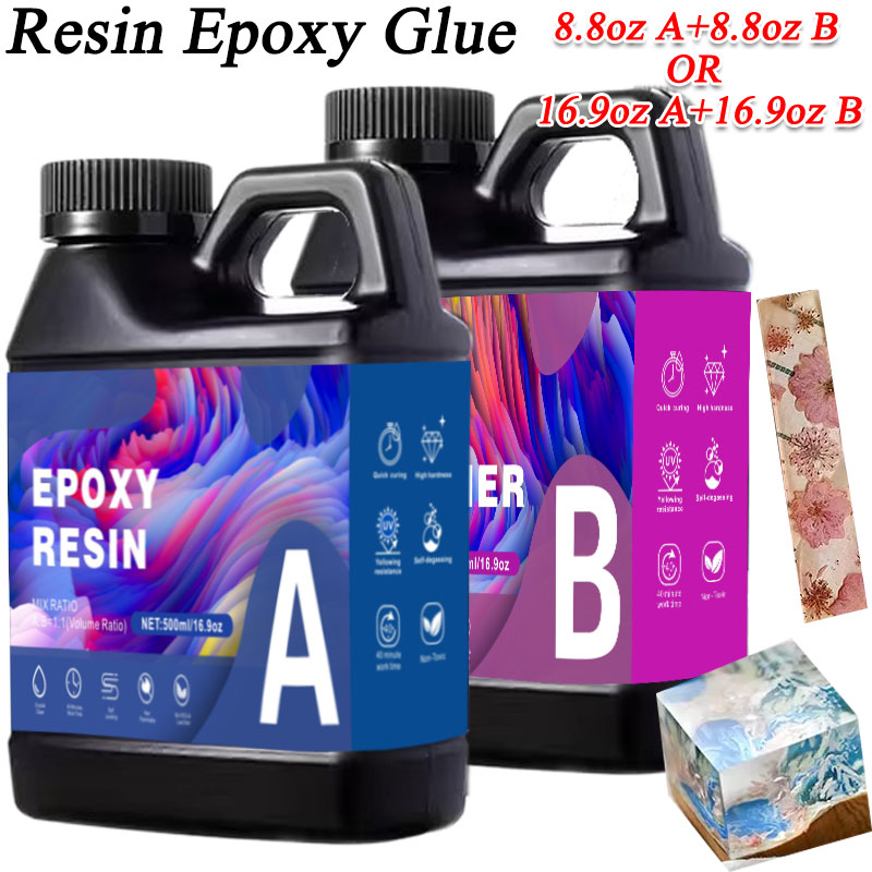 17.6oz/33.8oz Resin Epoksi AB  - Resin Art Table Top ulasan dan harga
