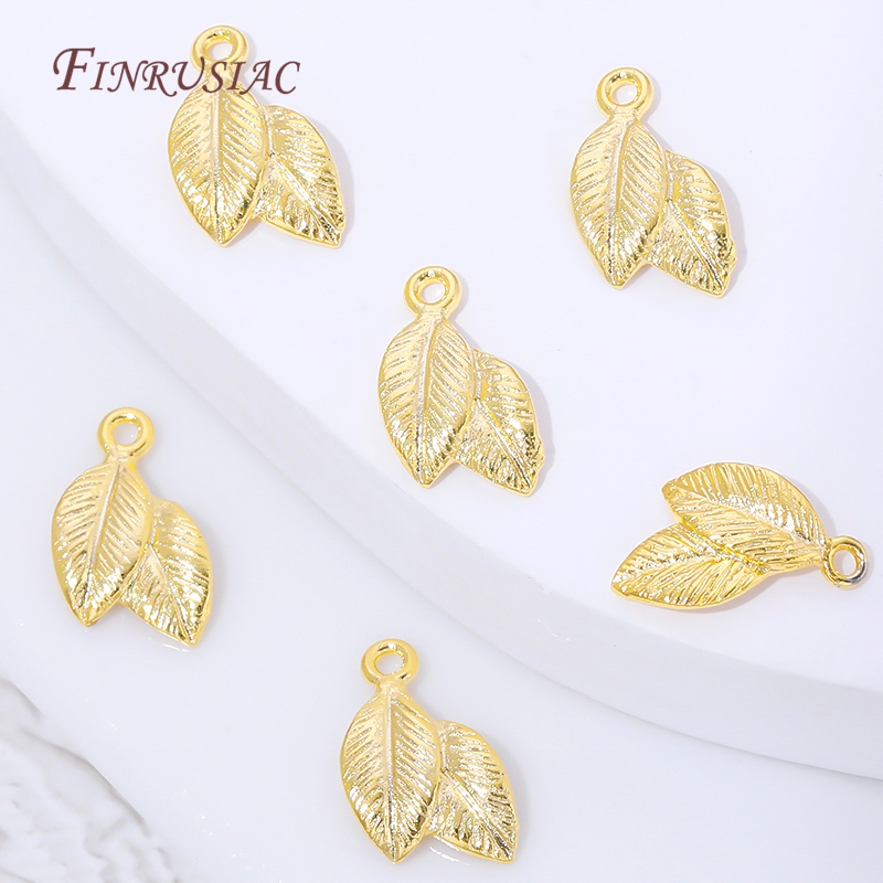10/20 Buah Konektor Liontin Da - Gold Leaf Foil ulasan dan harga