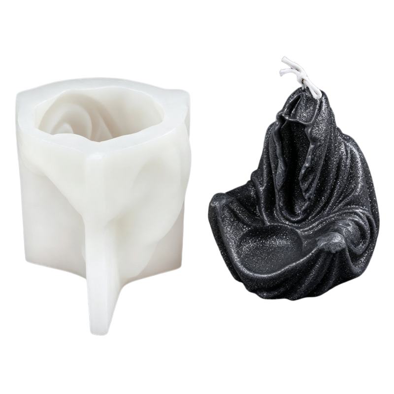 Cetakan Lilin Silikon 3D Grim  - Resin Art Furniture ulasan dan harga