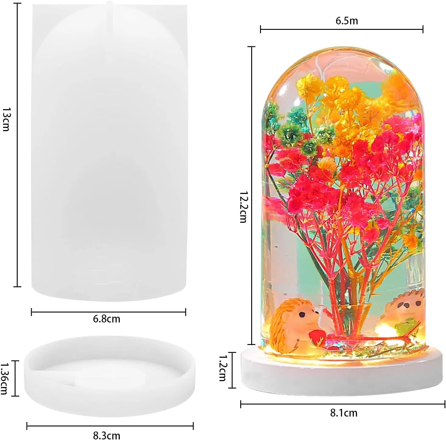 Cetakan Resin Epoksi Kristal D - Resin Art Tools ulasan dan harga