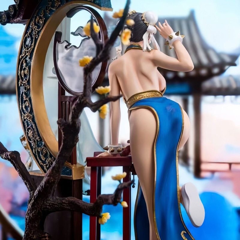 Patung Resin Chun Li Street Fi - Resin Art Decoration Items ulasan dan harga